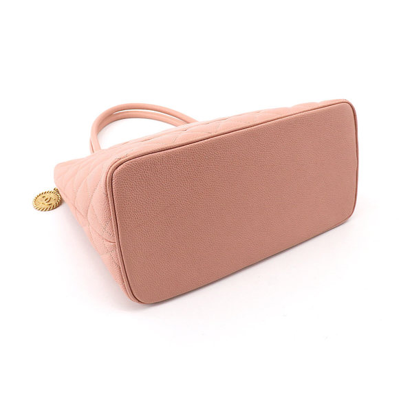 Chanel Reissue Tote Bag Caviar Skin Leather Pink Gold Metal Fittings - Picture 4 of 9